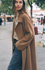 Z Supply Crosby Cocoon Coat in Light Toffee